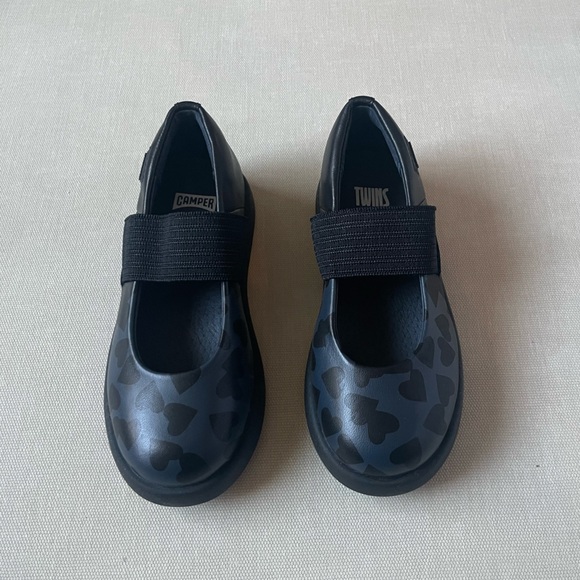 Camper Other - Camper Twins Black leather Mary Jane shoes for toddler girl - size 8